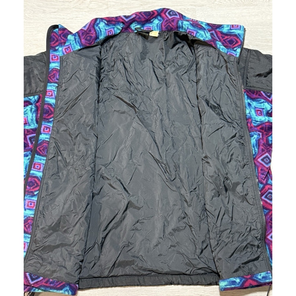 Vintage Descente Anorak Aztec Fleece Jacket Mens Size XL Ski Gorpcore Gear 90's - Picture 6 of 12